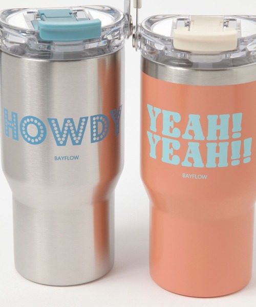 BAYFLOW（ベイフロー）の「[保冷・保温]BF TYPOストロー付きの2WAYステンレスタンブラー570ml（グラス/マグカップ/タンブラー・レディース・パープル/オレンジ/グリーン/ライトグレー/ホワイト・0）」の19枚目の写真