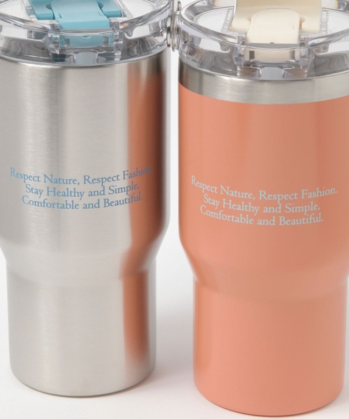 BAYFLOW（ベイフロー）の「[保冷・保温]BF TYPOストロー付きの2WAYステンレスタンブラー570ml（グラス/マグカップ/タンブラー・レディース・パープル/オレンジ/グリーン/ライトグレー/ホワイト・0）」の20枚目の写真