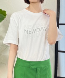 DOUBLE STEAL | シンプルロゴアソートプリント半袖Tシャツ(Tシャツ/カットソー)