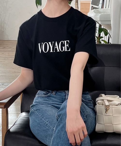 DOUBLE STEAL(ダブルスティール)の「シンプルロゴアソートプリント半袖Tシャツ(Tシャツ/カットソー・レディース・グリーン系その他/グリーン系その他2/ホワイト系その他/レッド/ブラック系その他2/ホワイト系その他2/ブラック系その他/グレー/アイボリー・LARGE/X-LARGE/MEDIUM/SMALL)」の6枚目の写真