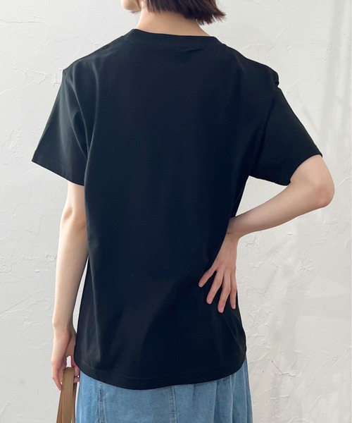 DOUBLE STEAL(ダブルスティール)の「シンプルロゴアソートプリント半袖Tシャツ(Tシャツ/カットソー・レディース・グリーン系その他/グリーン系その他2/ホワイト系その他/レッド/ブラック系その他2/ホワイト系その他2/ブラック系その他/グレー/アイボリー・LARGE/X-LARGE/MEDIUM/SMALL)」の16枚目の写真
