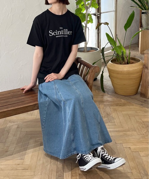 DOUBLE STEAL(ダブルスティール)の「シンプルロゴアソートプリント半袖Tシャツ(Tシャツ/カットソー・レディース・グリーン系その他/グリーン系その他2/ホワイト系その他/レッド/ブラック系その他2/ホワイト系その他2/ブラック系その他/グレー/アイボリー・LARGE/X-LARGE/MEDIUM/SMALL)」の17枚目の写真