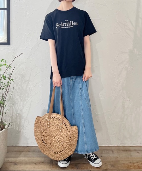 DOUBLE STEAL(ダブルスティール)の「シンプルロゴアソートプリント半袖Tシャツ(Tシャツ/カットソー・レディース・グリーン系その他/グリーン系その他2/ホワイト系その他/レッド/ブラック系その他2/ホワイト系その他2/ブラック系その他/グレー/アイボリー・LARGE/X-LARGE/MEDIUM/SMALL)」の19枚目の写真