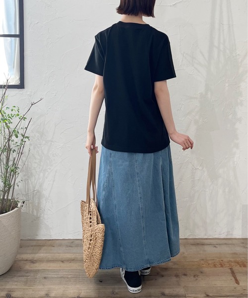 DOUBLE STEAL(ダブルスティール)の「シンプルロゴアソートプリント半袖Tシャツ(Tシャツ/カットソー・レディース・グリーン系その他/グリーン系その他2/ホワイト系その他/レッド/ブラック系その他2/ホワイト系その他2/ブラック系その他/グレー/アイボリー・LARGE/X-LARGE/MEDIUM/SMALL)」の20枚目の写真