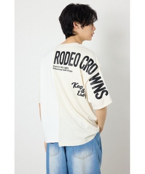 新品☆RCWB ロデオクラウンズ Tシャツ トップス セール】メンズランダムコンビニットトップス（Tシャツ/カットソー