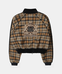 BADBLOOD（バッドブラッド）の「ロイヤルビリー フランネル トラックジップアップ - イエローチェック（ナイロンジャケット）」