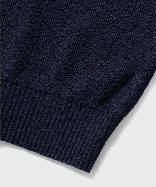 NONBLANK(ノンブランク)の「ラグランハーフスリーブカラー ニット_NAVY(ニット/セーター・レディース・その他・LARGE/MEDIUM/SMALL/X-LARGE)」の10枚目の写真