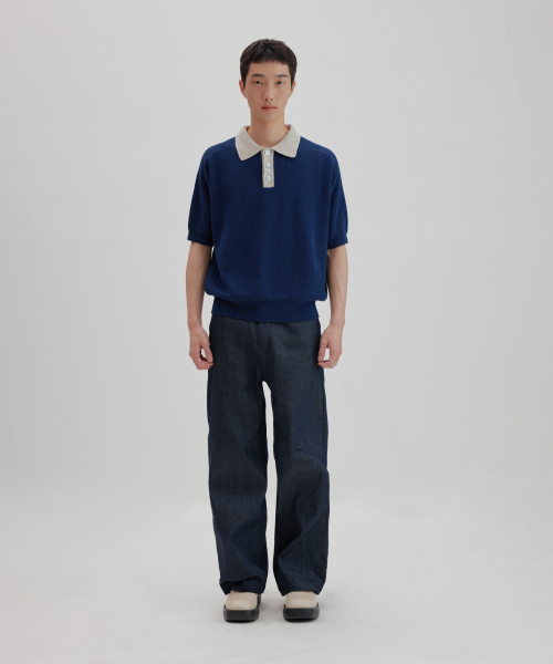 NONBLANK(ノンブランク)の「ラグランハーフスリーブカラー ニット_NAVY(ニット/セーター・レディース・その他・LARGE/MEDIUM/SMALL/X-LARGE)」の12枚目の写真