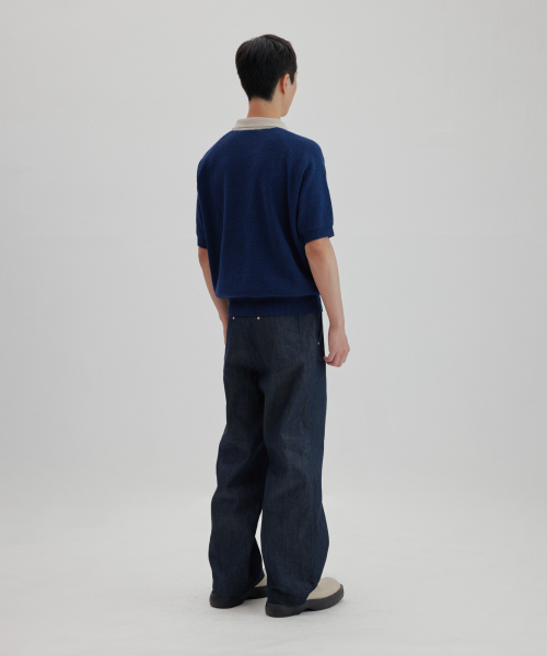 NONBLANK(ノンブランク)の「ラグランハーフスリーブカラー ニット_NAVY(ニット/セーター・レディース・その他・LARGE/MEDIUM/SMALL/X-LARGE)」の15枚目の写真