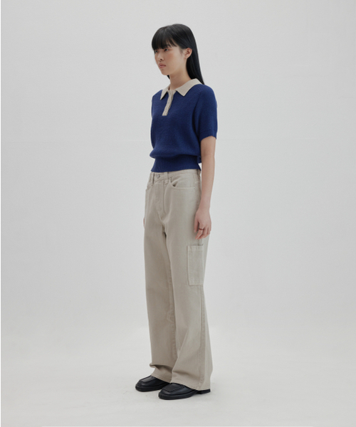 NONBLANK(ノンブランク)の「ラグランハーフスリーブカラー ニット_NAVY(ニット/セーター・レディース・その他・LARGE/MEDIUM/SMALL/X-LARGE)」の17枚目の写真