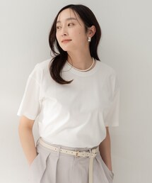 UNTITLED | 【UV/接触冷感/消臭/抗菌防臭】ベーシックTシャツ(Tシャツ/カットソー)