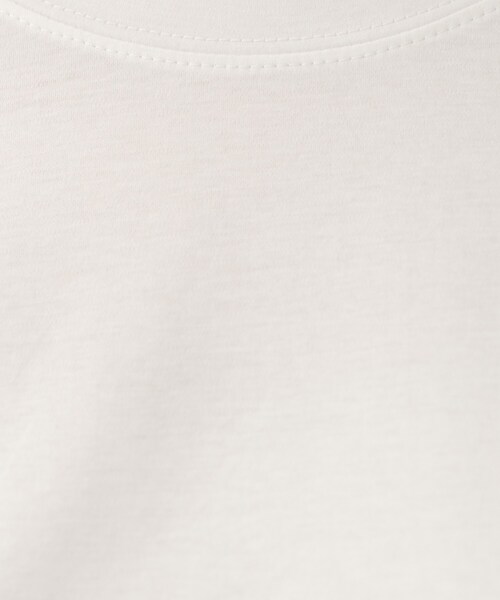 UNTITLED(アンタイトル)の「【UV/接触冷感/消臭/抗菌防臭】ベーシックTシャツ(Tシャツ/カットソー・レディース・ホワイト/ナチュラル/カーキ・02/01/00/50/48/44/04/03)」の8枚目の写真
