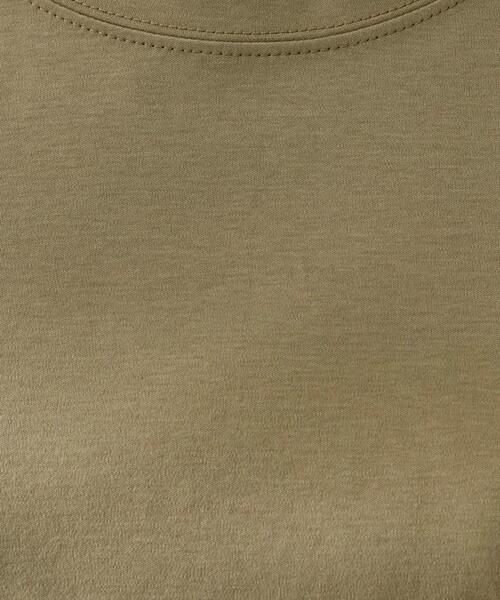 UNTITLED(アンタイトル)の「【UV/接触冷感/消臭/抗菌防臭】ベーシックTシャツ(Tシャツ/カットソー・レディース・ホワイト/ナチュラル/カーキ・02/01/00/50/48/44/04/03)」の12枚目の写真
