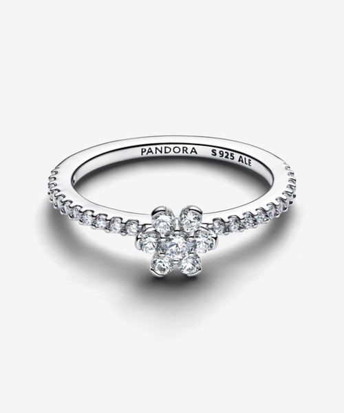 PANDORA(パンドラ)の「スパークリング シルバー フラワー リング(リング・レディース・シルバー・60/58/56/54/52/50/48)」の2枚目の写真