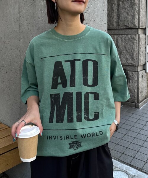 CIAOPANIC TYPY（チャオパニックティピー）の「【ユニセックス】【プラスサイズあり】【SWITCH RECORD】ヴィンテージフェードツアーTee（Tシャツ/カットソー・レディース・ホワイト/グリーン/ブラック/グレー・XX-LARGE/LARGE/MEDIUM）」の4枚目の写真