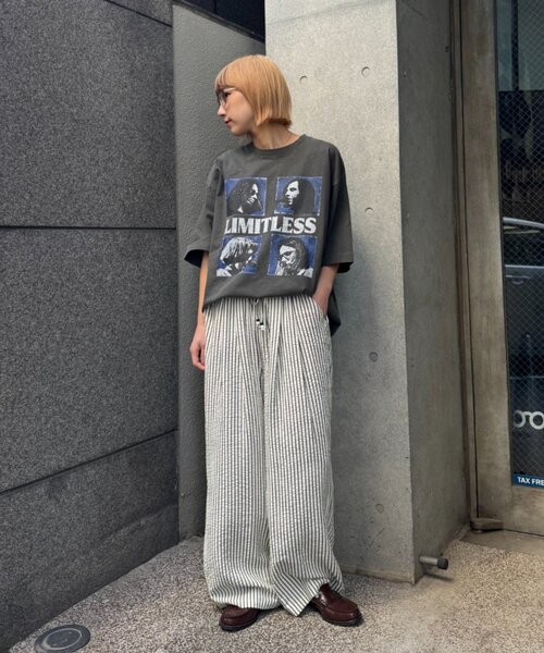 CIAOPANIC TYPY（チャオパニックティピー）の「【ユニセックス】【プラスサイズあり】【SWITCH RECORD】ヴィンテージフェードツアーTee（Tシャツ/カットソー・レディース・ホワイト/グリーン/ブラック/グレー・XX-LARGE/LARGE/MEDIUM）」の7枚目の写真