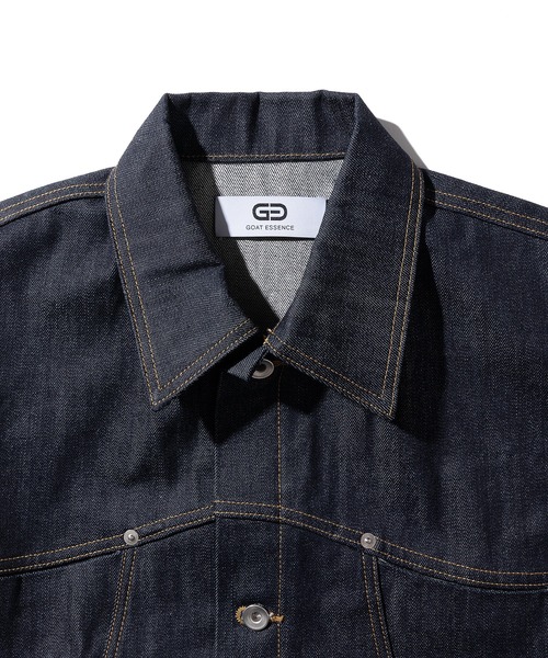 GOAT ESSENCE（ゴートエッセンス）の「DENIM JACKET（デニムジャケット・メンズ・ネイビー・2/1）」の3枚目の写真