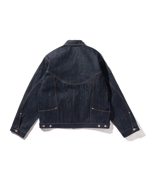 GOAT ESSENCE（ゴートエッセンス）の「DENIM JACKET（デニムジャケット・メンズ・ネイビー・2/1）」の4枚目の写真