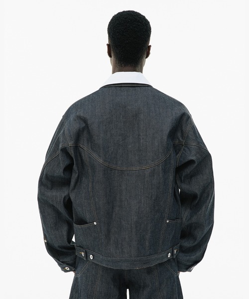 GOAT ESSENCE（ゴートエッセンス）の「DENIM JACKET（デニムジャケット・メンズ・ネイビー・2/1）」の11枚目の写真