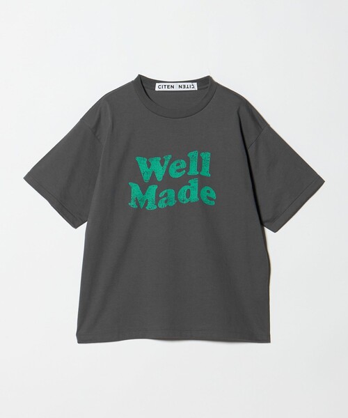 CITEN(シテン)の「<CITEN>WELL MADEプリントT(Tシャツ/カットソー・レディース・ケリーグリーン/グレー系/イエロー・FREE)」の10枚目の写真