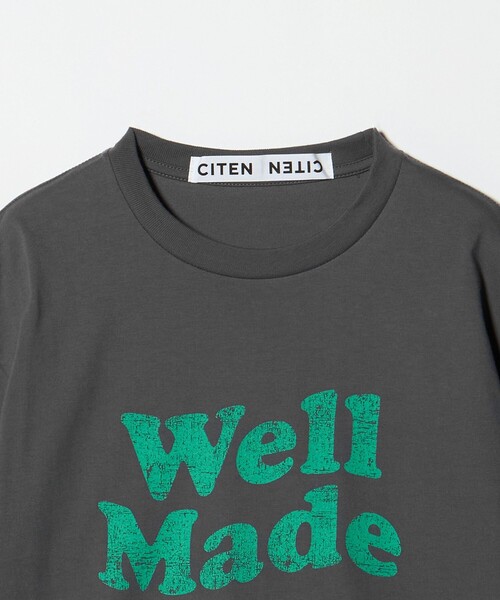 CITEN(シテン)の「<CITEN>WELL MADEプリントT(Tシャツ/カットソー・レディース・ケリーグリーン/グレー系/イエロー・FREE)」の12枚目の写真