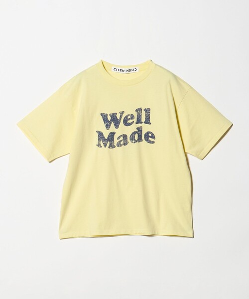 CITEN(シテン)の「<CITEN>WELL MADEプリントT(Tシャツ/カットソー・レディース・ケリーグリーン/グレー系/イエロー・FREE)」の16枚目の写真