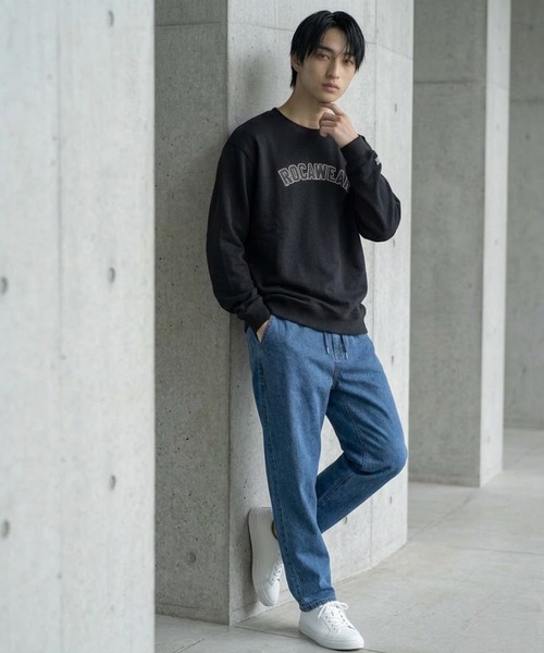 ROCAWEAR(ロカウェア)の「ROCAWEAR/ロカウェア COLLEGESWEAT SHIRT(CN)(スウェット・メンズ・グレー/ブラック・XX-LARGE/X-LARGE/LARGE/MEDIUM/SMALL)」の8枚目の写真