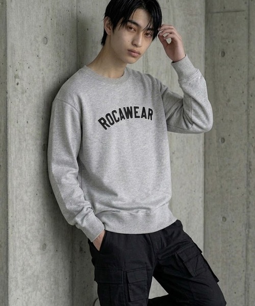 ROCAWEAR(ロカウェア)の「ROCAWEAR/ロカウェア COLLEGESWEAT SHIRT(CN)(スウェット・メンズ・グレー/ブラック・XX-LARGE/X-LARGE/LARGE/MEDIUM/SMALL)」の16枚目の写真