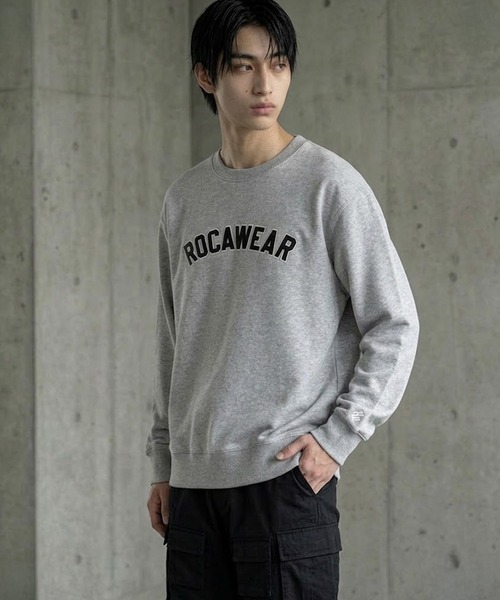 ROCAWEAR(ロカウェア)の「ROCAWEAR/ロカウェア COLLEGESWEAT SHIRT(CN)(スウェット・メンズ・グレー/ブラック・XX-LARGE/X-LARGE/LARGE/MEDIUM/SMALL)」の17枚目の写真