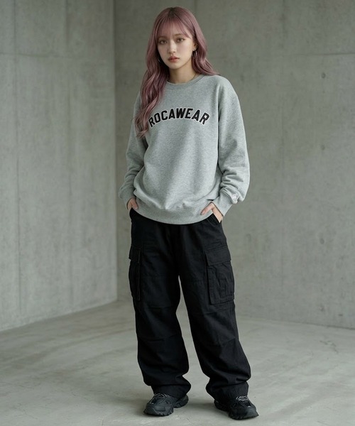 ROCAWEAR(ロカウェア)の「ROCAWEAR/ロカウェア COLLEGESWEAT SHIRT(CN)(スウェット・メンズ・グレー/ブラック・XX-LARGE/X-LARGE/LARGE/MEDIUM/SMALL)」の18枚目の写真