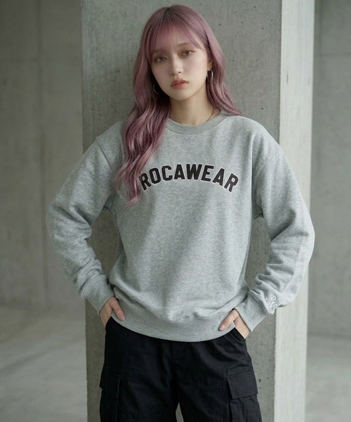 ROCAWEAR(ロカウェア)の「ROCAWEAR/ロカウェア COLLEGESWEAT SHIRT(CN)(スウェット・メンズ・グレー/ブラック・XX-LARGE/X-LARGE/LARGE/MEDIUM/SMALL)」の21枚目の写真