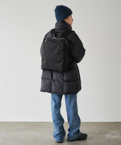 russet（ラシット）の「ナイロンリュックサック（バックパック/リュック・レディース・ブラック/ネイビー・FREE）」の8枚目の写真