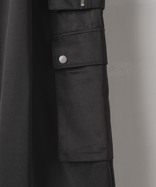 DOOPZ（ドープス）の「Tech Cargo Wide Pants - テクニカルカーゴワイドパンツ（カーゴパンツ・メンズ・ブラック・SMALL/LARGE/MEDIUM）」の6枚目の写真