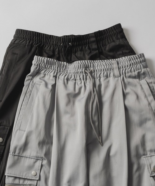 DOOPZ（ドープス）の「Tech Cargo Wide Pants - テクニカルカーゴワイドパンツ（カーゴパンツ・メンズ・ブラック・SMALL/LARGE/MEDIUM）」の14枚目の写真