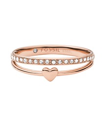 FOSSIL（フォッシル）の「フォッシル アクセサリー レディース 指輪 ローズゴールド JF03460791（リング）」