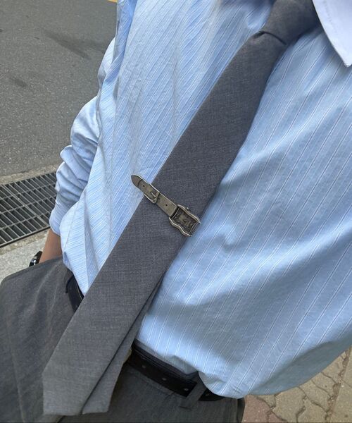 DRAW FIT（ドローフィット）の「クレリックストライプシャツ [スカイブルー]（シャツ/ブラウス・メンズ・その他・M/L/XL）」の5枚目の写真