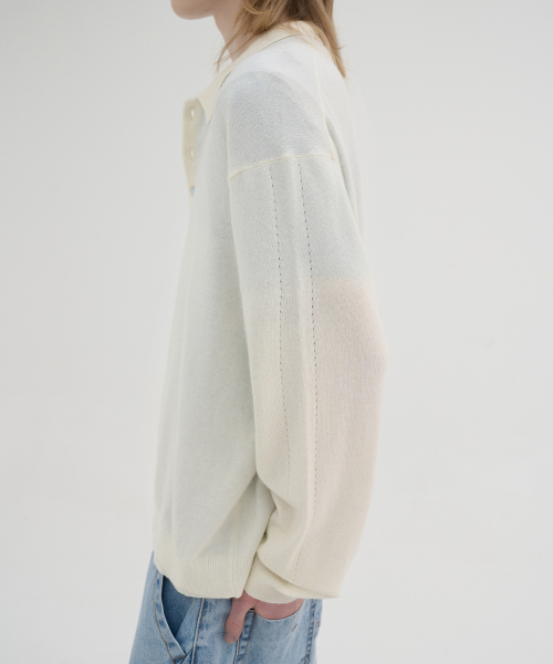 NOUN(ノウン)の「essential collar knit (ivory)(ニット/セーター・メンズ・その他・1/2)」の3枚目の写真