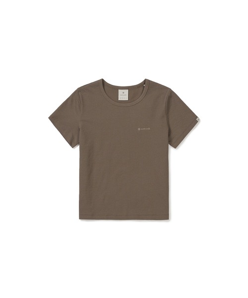 Snow Peak（スノーピーク）の「Snow Peak / Ribbed Women's S/S T-Shirt レディース リブ S/S T シャツ 海外限定（Tシャツ/カットソー・レディース・パープル/チャコール/サンドベージュ/ブラウン・S/M）」の20枚目の写真
