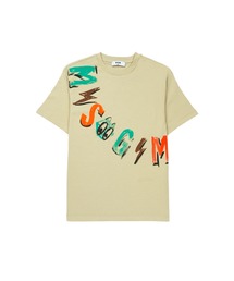 MSGM KIDS（エムエスジーエムキッズ）の「MSGM KIDS アースグラフィティ ロゴTシャツ（Tシャツ/カットソー）」