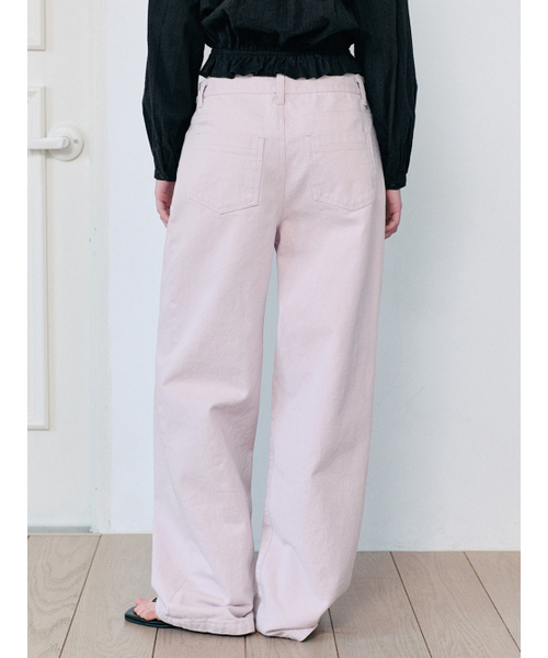ETMON(エトモン)の「Pintuck Cotton Pants, Pink(その他パンツ・レディース・その他・SMALL/MEDIUM)」の3枚目の写真