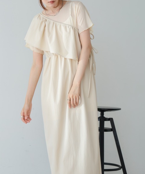 Bab(バブ)の「【S・Mサイズ展開あり】マルチWAYビスチェセットワンピース(ワンピース・レディース・ホワイト系その他/グレー・MEDIUM/SMALL)」の11枚目の写真
