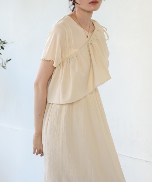 Bab(バブ)の「【S・Mサイズ展開あり】マルチWAYビスチェセットワンピース(ワンピース・レディース・ホワイト系その他/グレー・MEDIUM/SMALL)」の22枚目の写真
