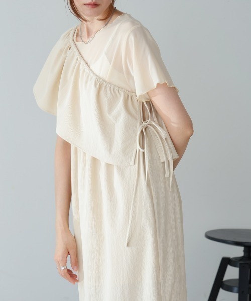 Bab(バブ)の「【S・Mサイズ展開あり】マルチWAYビスチェセットワンピース(ワンピース・レディース・ホワイト系その他/グレー・MEDIUM/SMALL)」の14枚目の写真
