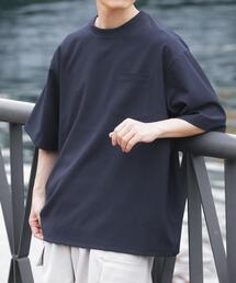 ITEMS URBANRESEARCH | 2wayストレッチクルーネック布帛Tシャツ(Tシャツ/カットソー)