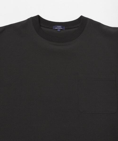 ITEMS URBANRESEARCH(アイテムズ アーバンリサーチ)の「2wayストレッチクルーネック布帛Tシャツ(Tシャツ/カットソー・メンズ・ネイビー/ベージュ/グレー/ブラック・LARGE/MEDIUM)」の16枚目の写真