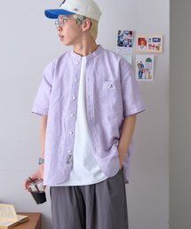 CIAOPANIC TYPY（チャオパニックティピー）の「【GEVACO】綿麻バンドカラーシャツ（シャツ/ブラウス）」