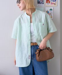 GEVACO | 【GEVACO】綿麻バンドカラーシャツ(シャツ/ブラウス)