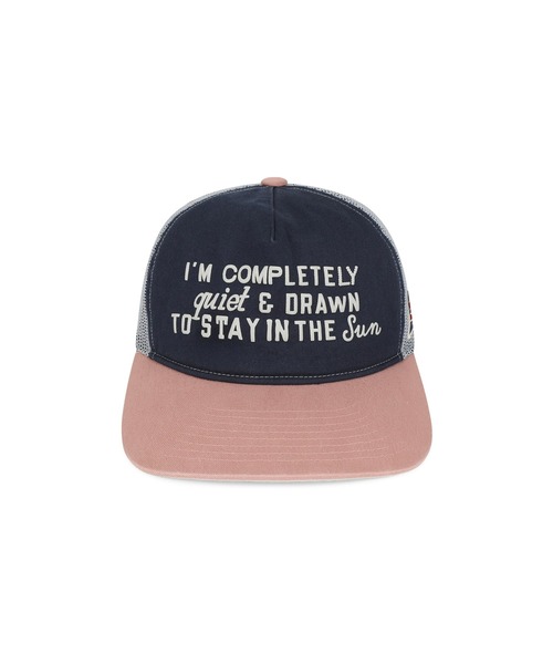 SUNLOVE(サンラブ)の「Quiet Mesh Trucker Cap(キャップ・レディース・ネイビー/アイボリー・FREE)」の6枚目の写真