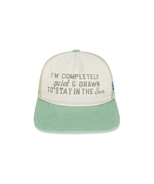 SUNLOVE(サンラブ)の「Quiet Mesh Trucker Cap(キャップ・レディース・ネイビー/アイボリー・FREE)」の4枚目の写真