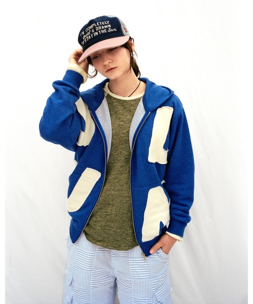 SUNLOVE(サンラブ)の「Quiet Mesh Trucker Cap(キャップ・レディース・ネイビー/アイボリー・FREE)」の8枚目の写真